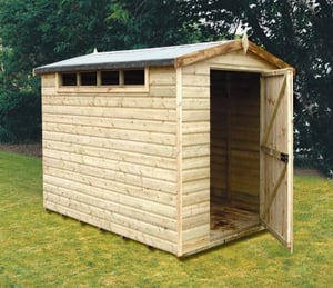 Shire Security 6 x 8 ft Shiplap Dip Treated Shed