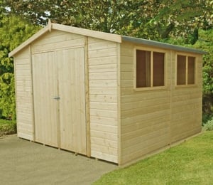 Shire Workspace 10 x 10 ft Double Door Shed