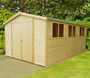 Shire Workspace 10 x 15 ft Double Door Shed