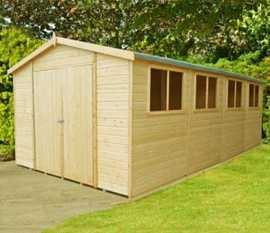Shire Workspace 10 x 20 ft Double Door Shed