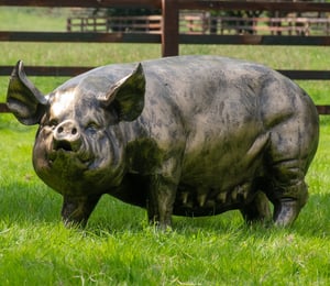 Standing Pig Ornament