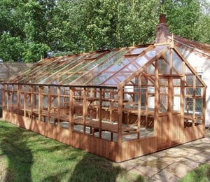 Swallow Falcon 13 x 37 ft ThermoWood Greenhouse