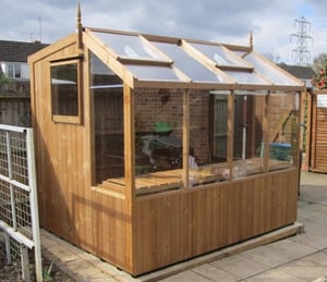 Swallow Jay 6 x 18 ft ThermoWood Potting Shed
