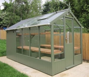 Swallow Kingfisher 6 x 8 ft Greenhouse with 6 x 4 ft Shed