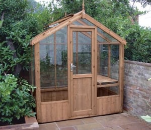Swallow Kingfisher 6 x 4 ft ThermoWood Greenhouse
