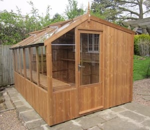Swallow Rook 8 x 20 ft ThermoWood Potting Shed