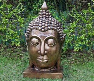 Thai Buddha Head 60cm Statue
