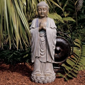 Design Toscano Bodh Gaya Buddha Asian Statue
