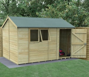 Forest Timberdale 12 x 8 ft Tongue & Groove Reverse Apex Shed