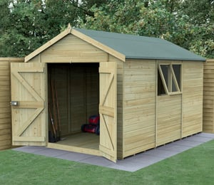 Forest Timberdale 8 x 12 ft Tongue & Groove Double Door Shed