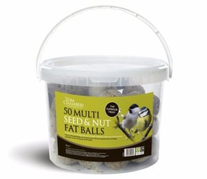 Tom Chambers 50 Multi Seed & Nut Fat Balls