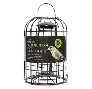 Tom Chambers Squirrel Proof Cage Fat Ball Feeder