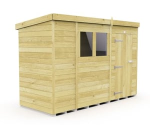 Total Store 10 x 4 ft Pent Shed