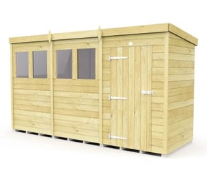 Total Store 12 x 4 ft Pent Shed