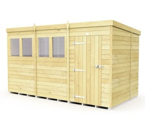 Total Store 12 x 6 ft Pent Shed