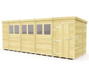 Total Store 18 x 6 ft Pent Shed