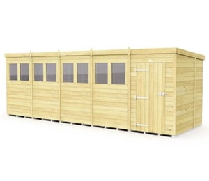 Total Store 20 x 6 ft Pent Shed