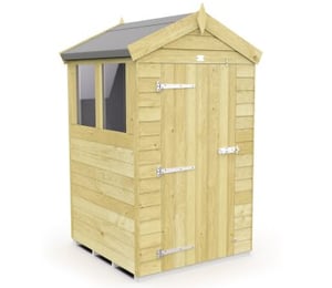 Total Store 4 x 4 ft Apex Shed