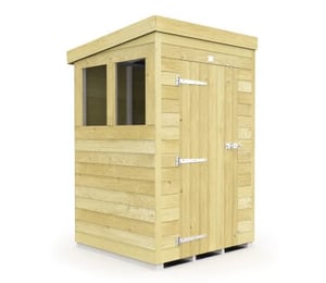 Total Store 4 x 4 ft Pent Shed