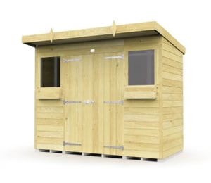 Total Store 8 x 4 ft Pent Summer Shed
