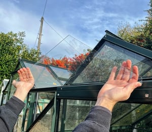 Toughened Glass Greenhouse Glazing 610mm x 234mm x 20mm