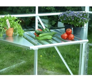Vitavia Silver Folding Aluminium Staging for Hera 4500 Greenhouse