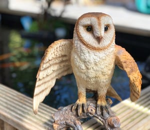 Vivid Arts Flying Barn Owl Ornament Small
