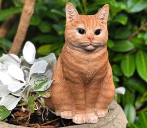 Vivid Arts Sitting Ginger Cat Ornament