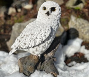 Vivid Arts Snowy Owl Ornament