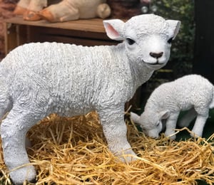 Vivid Arts Standing Lamb Ornament