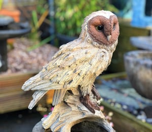 Vivid Arts Wood Life Barn Owl Ornament