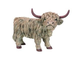 Vivid Arts Wood Life Highland Cattle Ornament