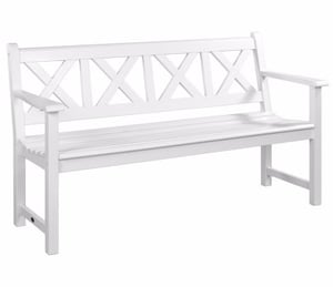 Alexander Rose White Painted Drachmann 5ft Bench