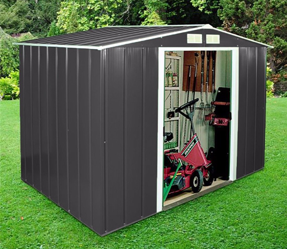 Keter 6-ft x 8-ft Manor Gable Resin Storage Shed (Floor Included