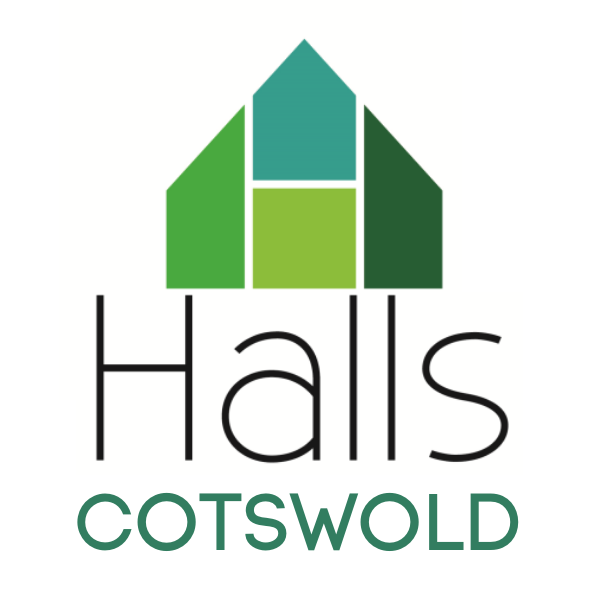 Halls Cotswold Broadway greenhouse brand logo.