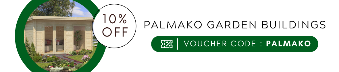 Get An Extra 10% Off On Palmako Garden Buildings with Discount Code: PALMAKO